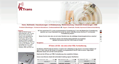 Desktop Screenshot of irtrans.de